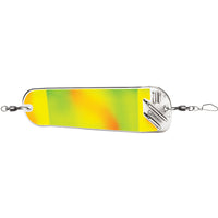 Luhr-Jensen Money Roll Flasher - 8-1/4" - Glow Biohazard [5860-008-1756]