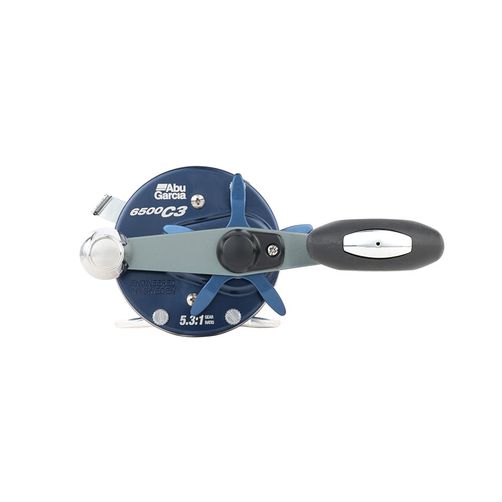 Abu Garcia Ambassadeur C3 Striper Round Baitcast Reel - Right Hand C3-6500STPSPC [1649441]