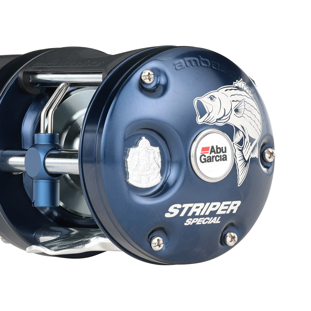 Abu Garcia Ambassadeur C3 Striper Round Baitcast Reel - Right Hand C3-6500STPSPC [1649441]