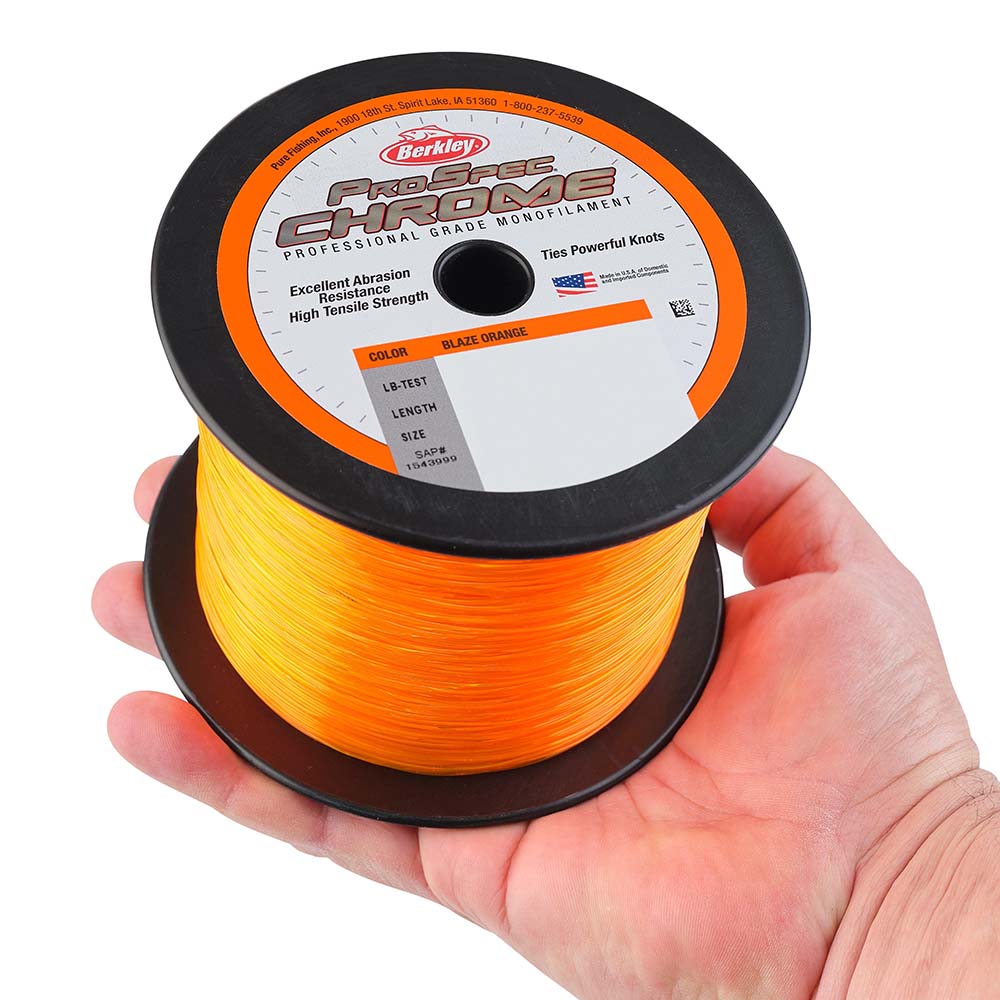 Berkley ProSpec Chrome Blaze Orange Monofilament - 25 lb - 1000 yds - PSC1B25-80 [1543997]