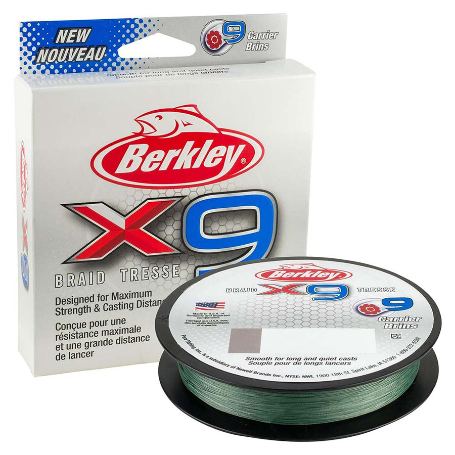 Berkley x9 Braid Low-Vis Green - 15lb - 164 yds - X9BFS15-22 [1486813]