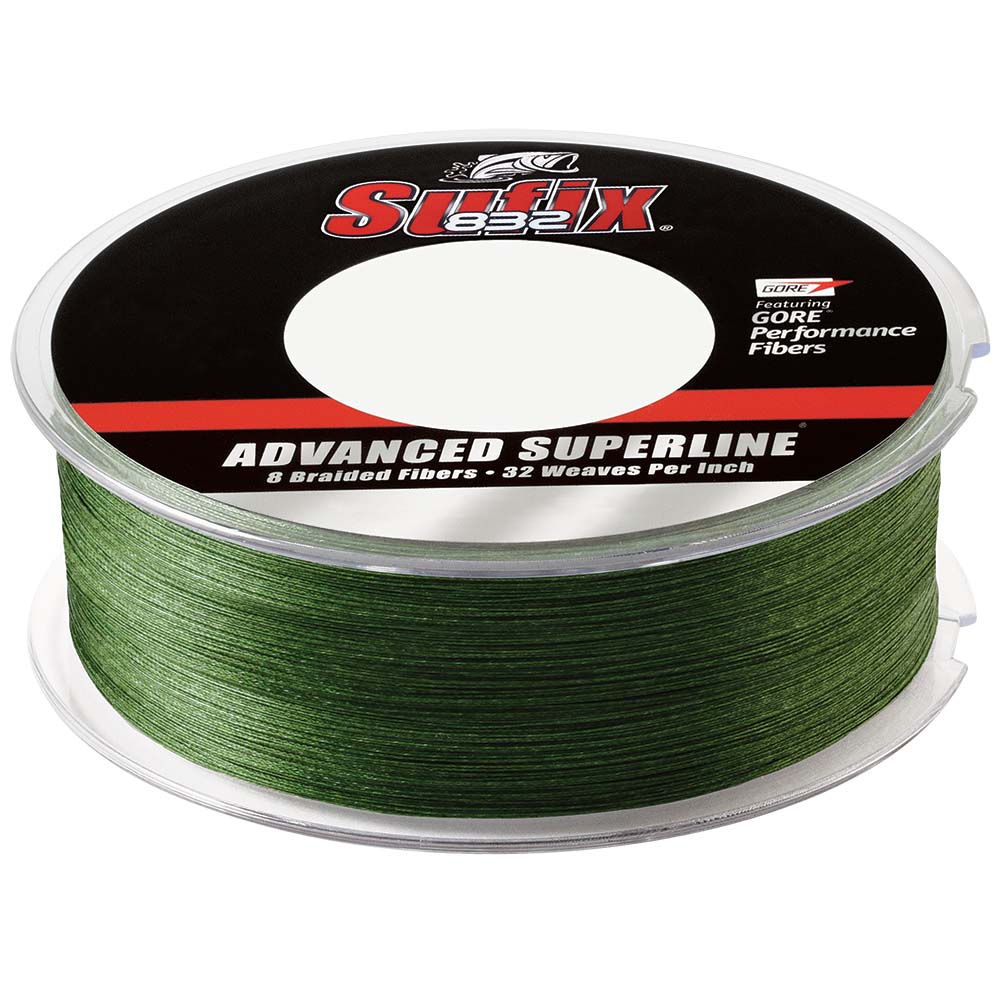 Sufix 832 Advanced Superline Braid - 10lb - Low-Vis Green - 600 yds  [660-210G]