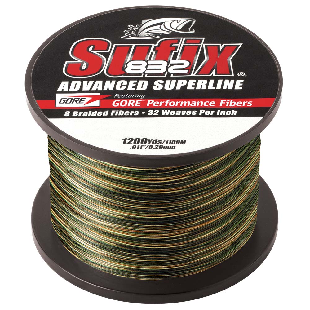 Sufix 832 Advanced Superline Braid - 15lb - Camo - 1200 yds [660-315CA]