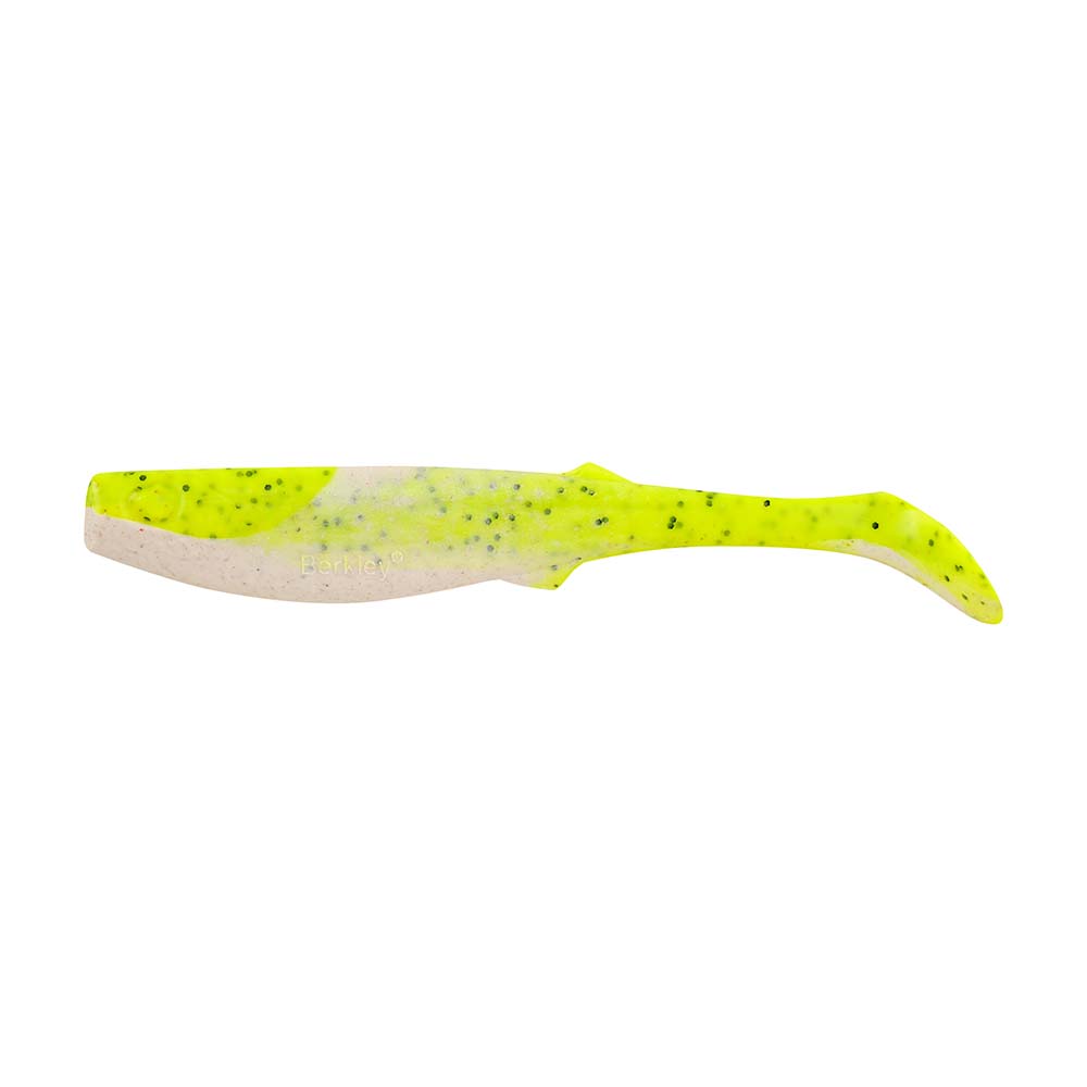 Berkley Gulp! Paddleshad - 4" - Chartreuse Pepper Neon [1545528]