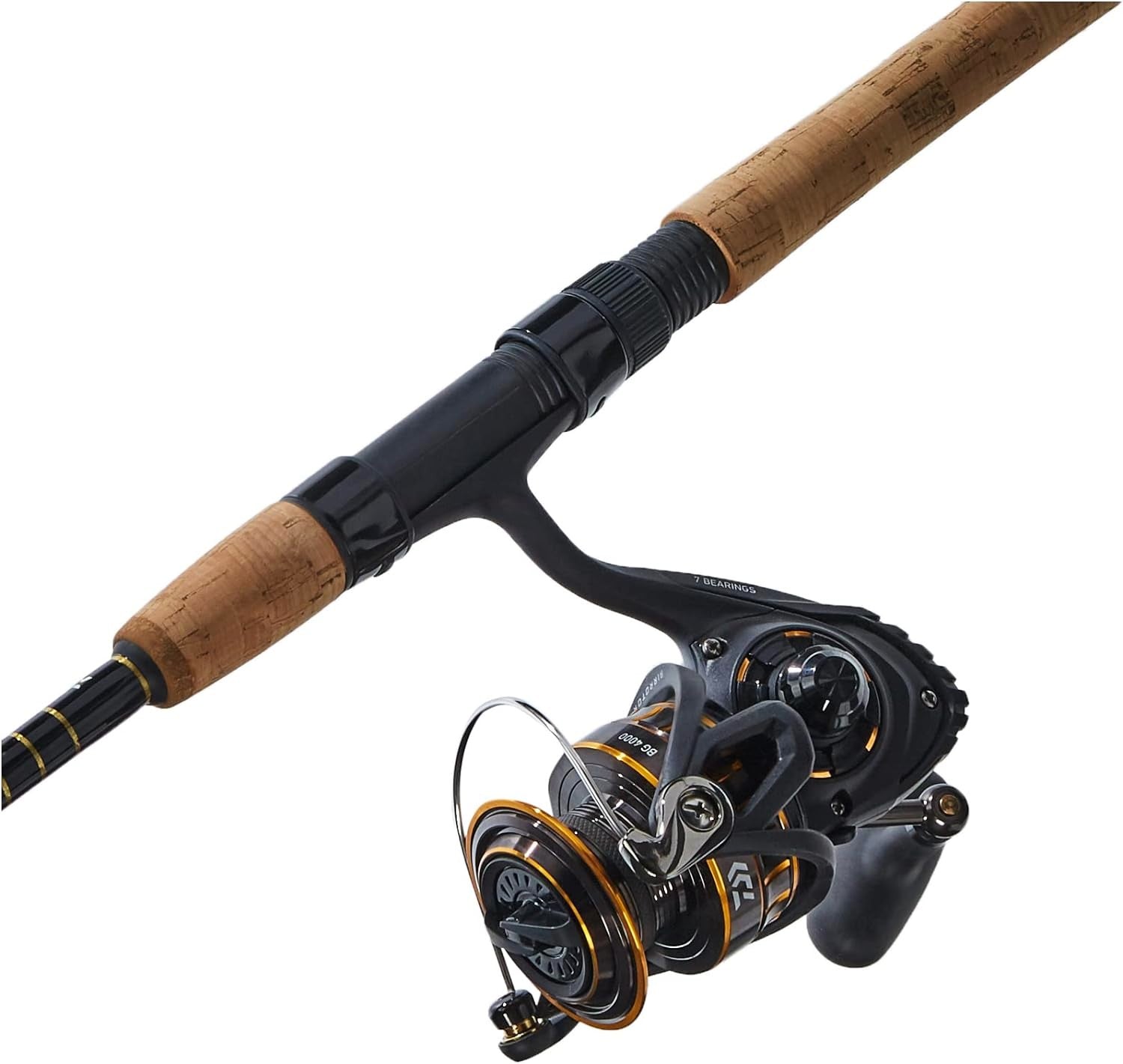 Daiwa BG Offshore Saltwater 1 Piece Spinning Rod and Reel Combos