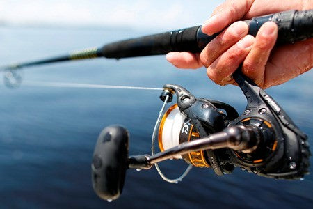 daiwa bg saltwater surf systems spinning combo COMBOS HardBodyZ aluminum body and side cover for durability and corrosion resistance Daiwa BG Surf Spinning Combo