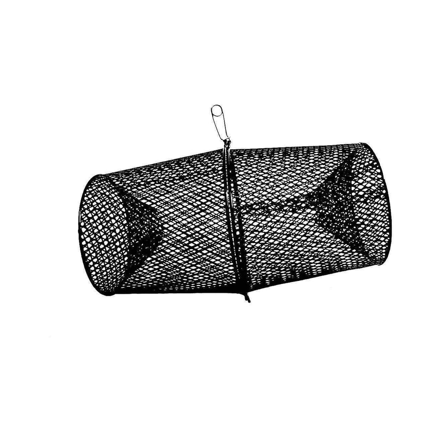 Frabill Torpedo Trap - Black Minnow Steel Mesh Trap - 10" x 9.75" x 9"