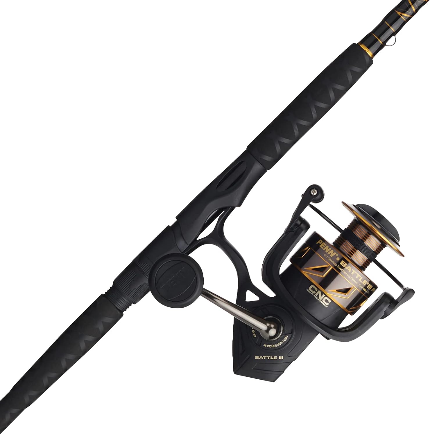 PENN Battle® III 10’ Spinning Reel and Fishing Rod Combo