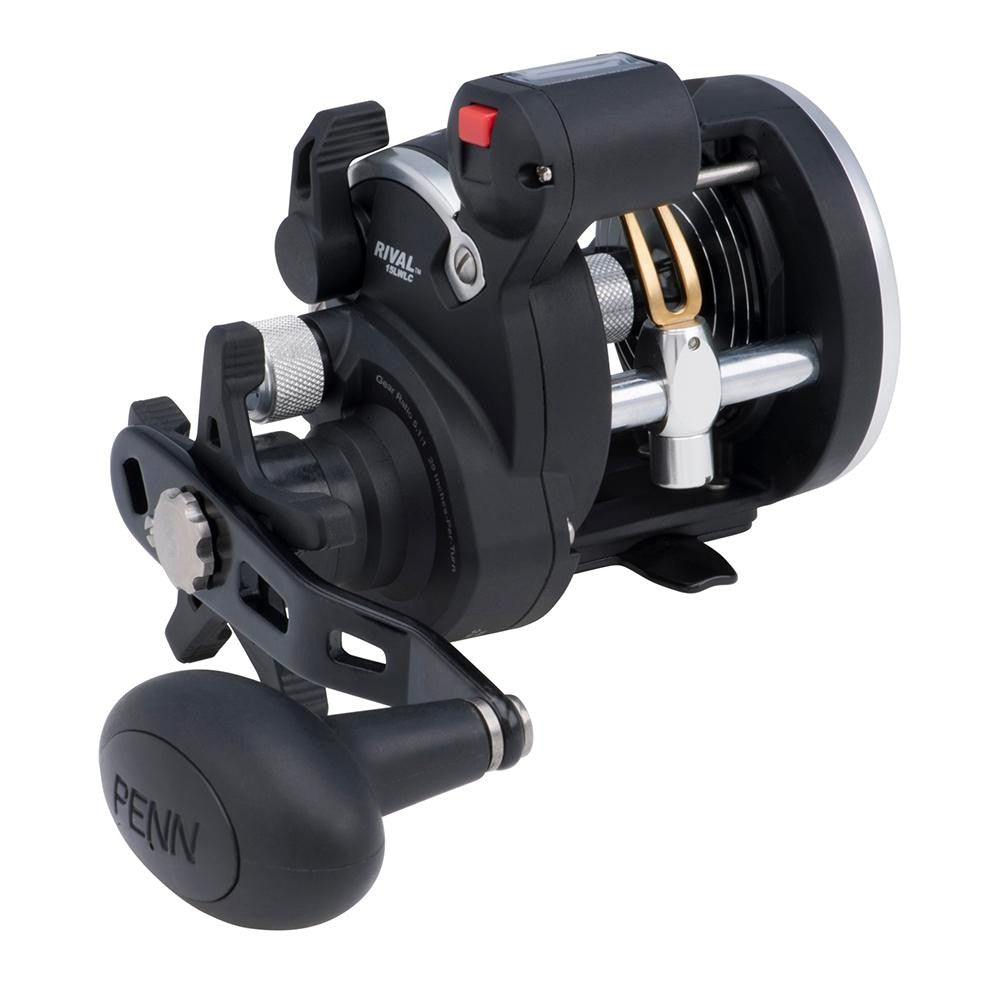 PENN Rival 15- RIV15LWLC Level Wind Reel with Line Counter