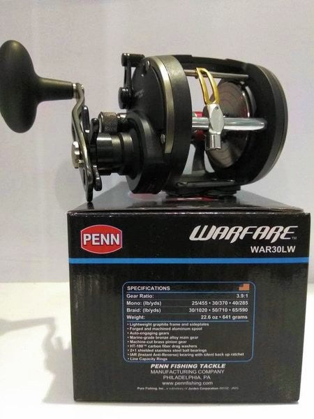 advanced warfare fishing pole PENN Warfare™ Level Wind 30- WAR30LW Conventional Reel