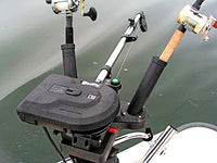 Scotty 1116 Propack 60" Telescoping Electric Downrigger w/ Dual Rod Holders and Swivel Base